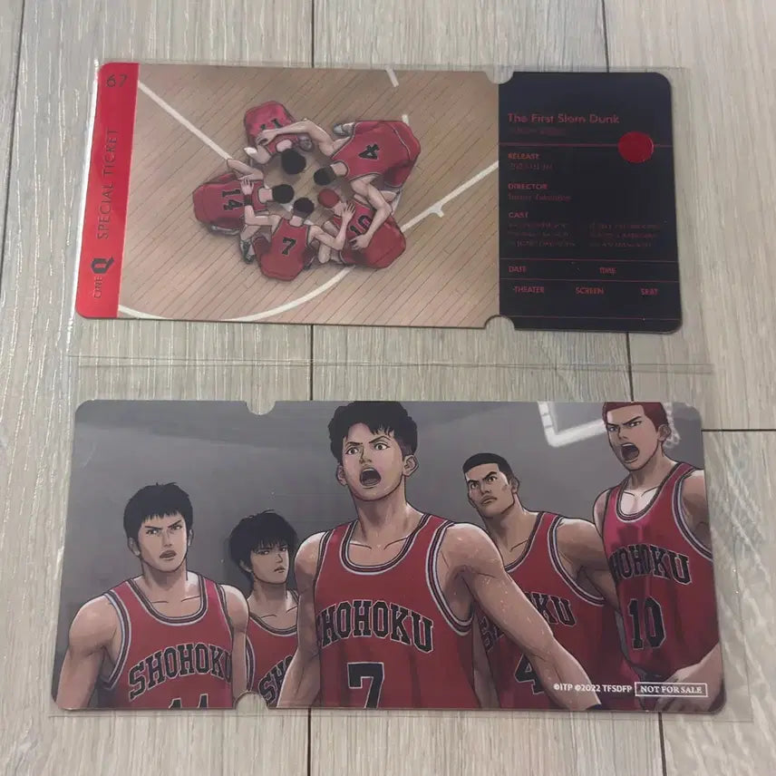 [BUNJANG] The First Slam Dunk Special Ticket / 슬램덩크 스페셜티켓 1종 더 퍼스트 슬램덩크