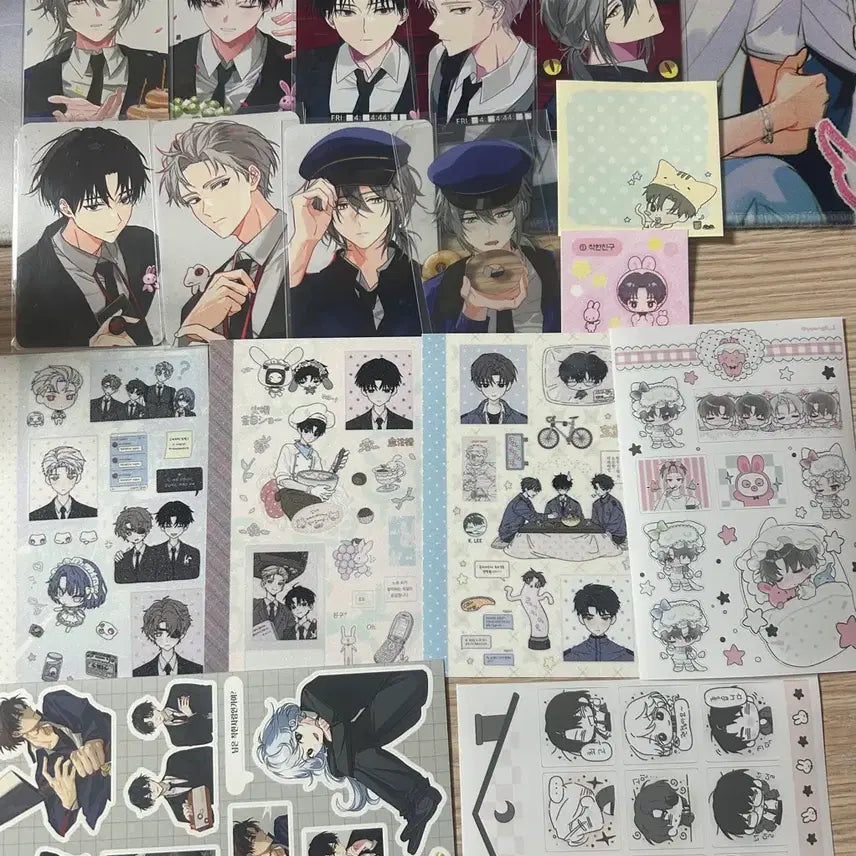 [BUNJANG] Gwedamchulgeun/Gwechul Sticker Photocard Bundle Set / 괴담출근 괴출 비공굿 통판 스티커 포카 일괄