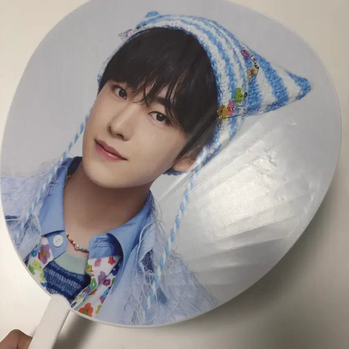 [BUNJANG] NCT WISH Yushi Uchiwa + Sanrio Cinnamoroll Uchiwa Cover Bundle Set / 엔시티위시 유우시 우치와 + 산리오 시나모롤 우치와 커버 일괄