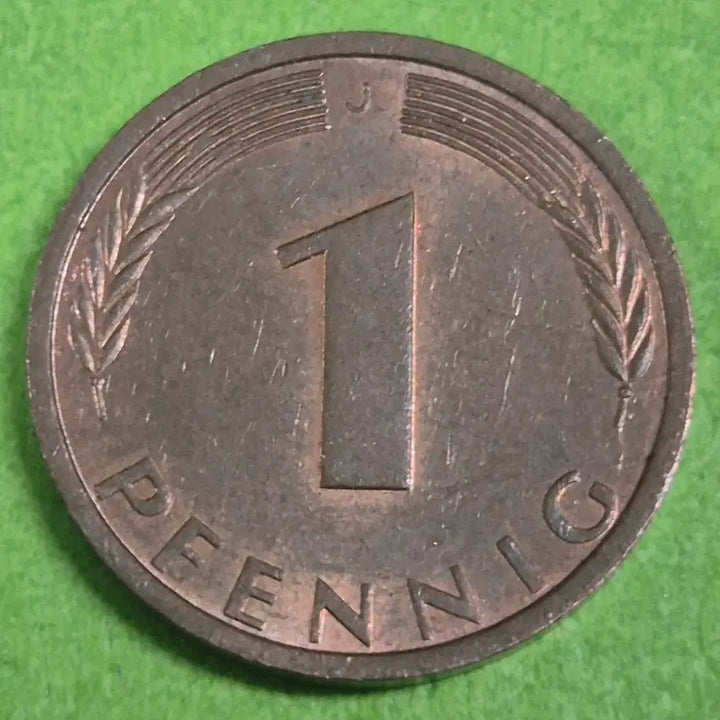 [BUNJANG] 1974 German 1 Pfennig Coin / 1974 독일 1 페니히 동전 M3140