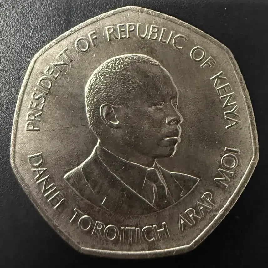 [BUNJANG] 1985 Kenya 5 Shillings Coin / 1985년 케냐 5실링 동전 w1528