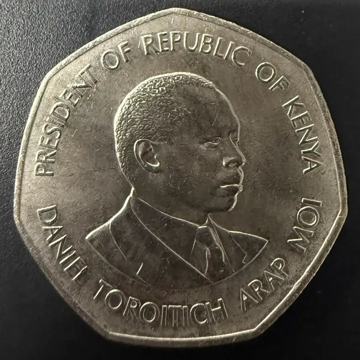 [BUNJANG] 1985 Kenya 5 Shillings Coin / 1985년 케냐 5실링 동전 w1528