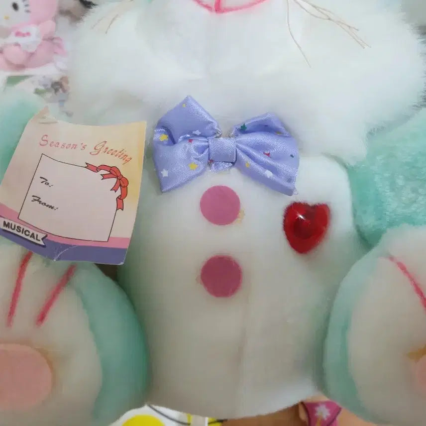 [BUNJANG] Vintage 80s Mint Bunny Music Box Doll / 가격고정) 80s 고전 빈티지 민트토끼 인형