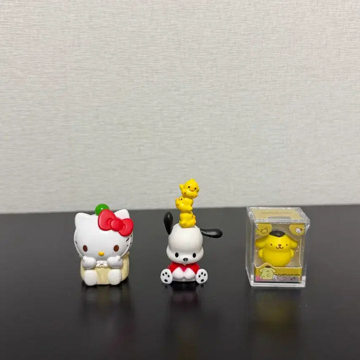 [BUNJANG] Sanrio Pochacco, Hello Kitty, Pom Pom Purin Rice Grain Figures Bundle Set / 산리오 포차코 헬로키티 폼푸 쌀알 피규어 가챠 일괄
