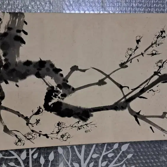 [BUNJANG] Ink Wash Painting "Plum Blossoms" / 묵화 매화도