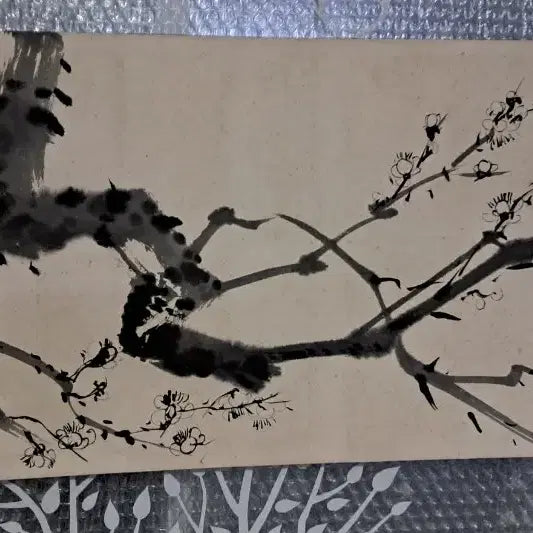 [BUNJANG] Ink Wash Painting "Plum Blossoms" / 묵화 매화도