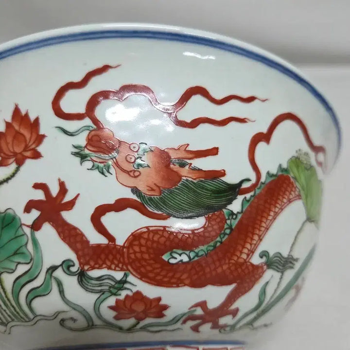 [BUNJANG] Chinese Five-Color Bowl (Wan) with Wanli Mark / 중국도자기 오채 완