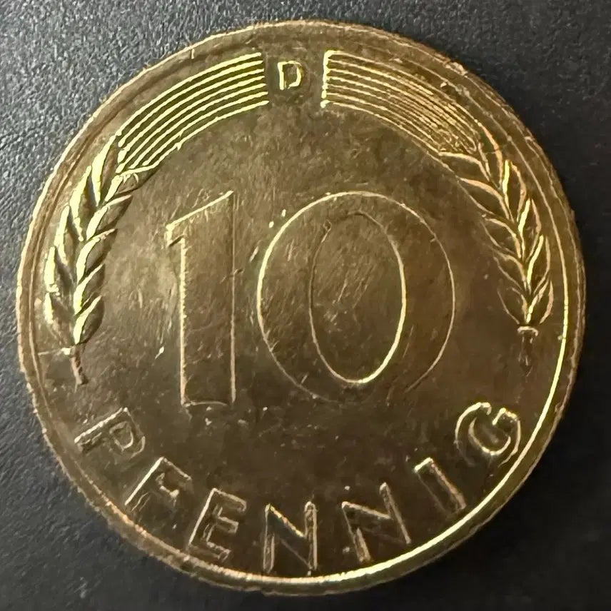 [BUNJANG] 1950 Germany 10 Pfennig Coin / 1950년 독일 10페니히 동전 w1530