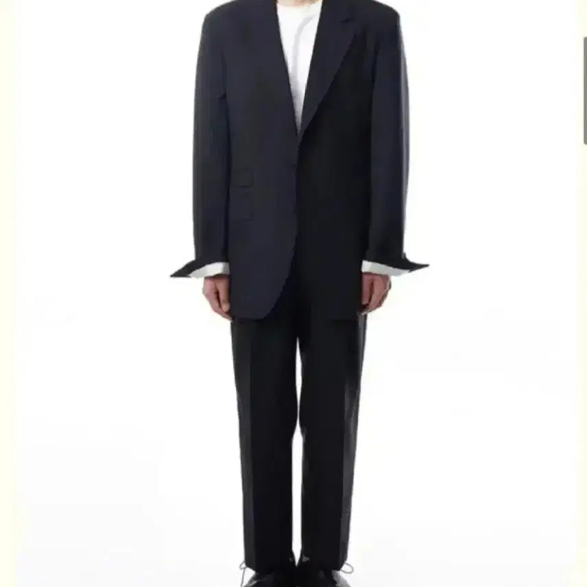[BUNJANG] Years Ago Tech Wool Setup Dark Navy Top M, Pants L Suit / 이얼즈어고 테크 울 셋업 다크 네이비 상의 M,하의 L 정장 수트 얼저고