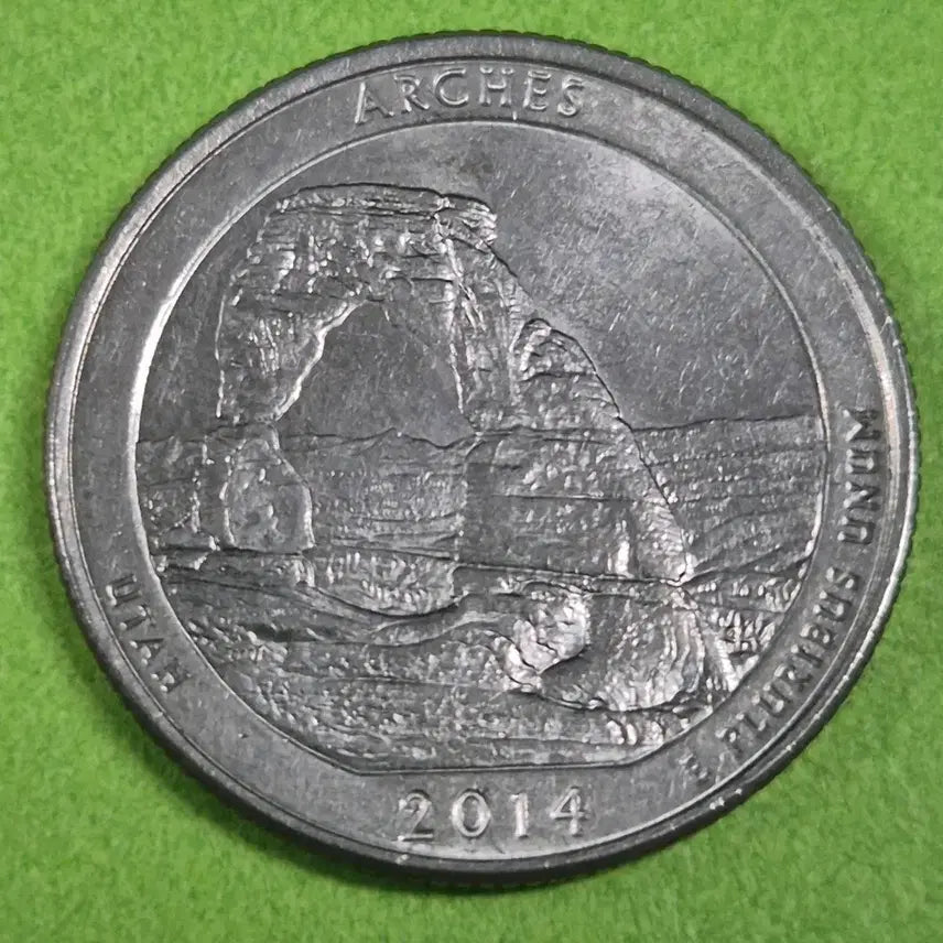 [BUNJANG] 2014 US Quarter Dollar Coin / 2014 미국 쿼터달러  동전 M3146