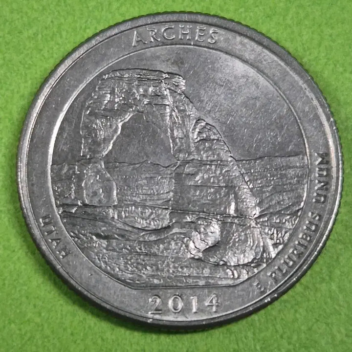 [BUNJANG] 2014 US Quarter Dollar Coin / 2014 미국 쿼터달러  동전 M3146