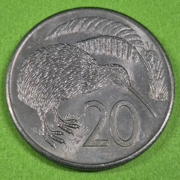 [BUNJANG] 1981 New Zealand 20 Cents Coin / 1981 뉴질랜드 20센트 동전 M3147