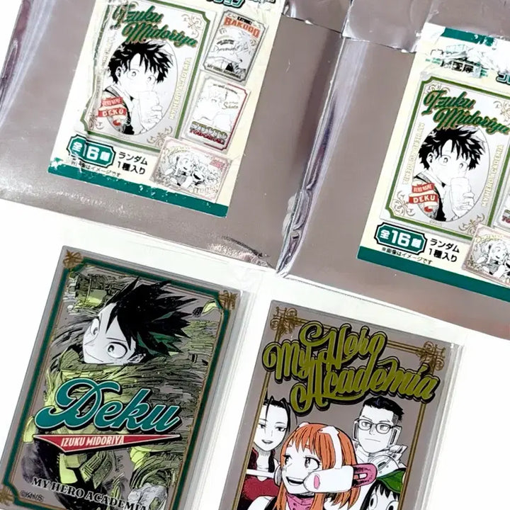[BUNJANG] My Hero Academia Original Drawing Exhibition Mirror-style Acrylic Sticker Set (Izuku Midoriya) / (일괄)나의 히어로 아카데미아 원화전 미러풍 아크릴 스티커 데쿠 미도리야