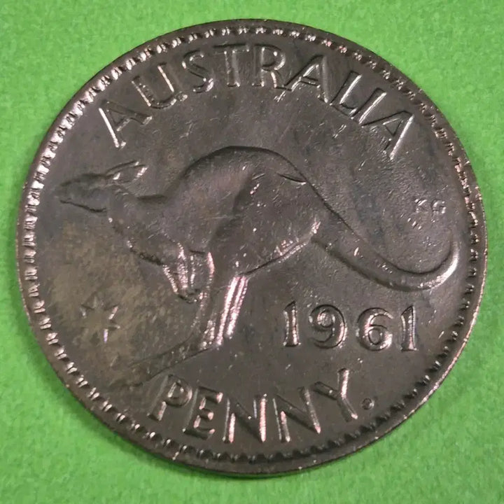 [BUNJANG] 1961 Australia 1 Penny Coin / 1961 호주 1페니 동전 M3148