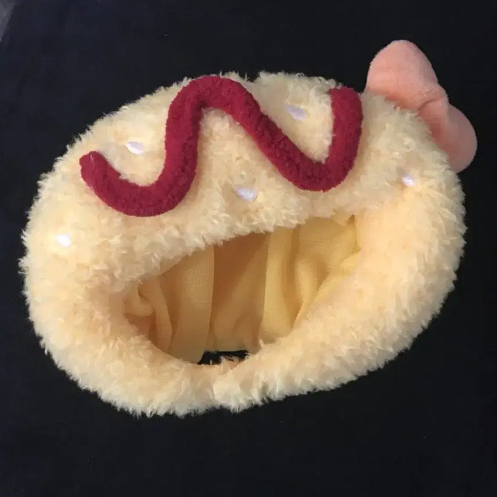[BUNJANG] 10cm Shrimp Frying Doll Hat / 인형 모자 10cm 새우튀김 솜인형 옷