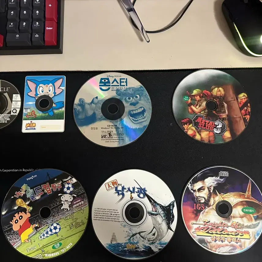[BUNJANG] Retro Game CD Bundle (Metal Slug, Crayon Shin-chan) / 메탈슬러그 CD / 짱구는못말려 축구 CD 등등 레트로