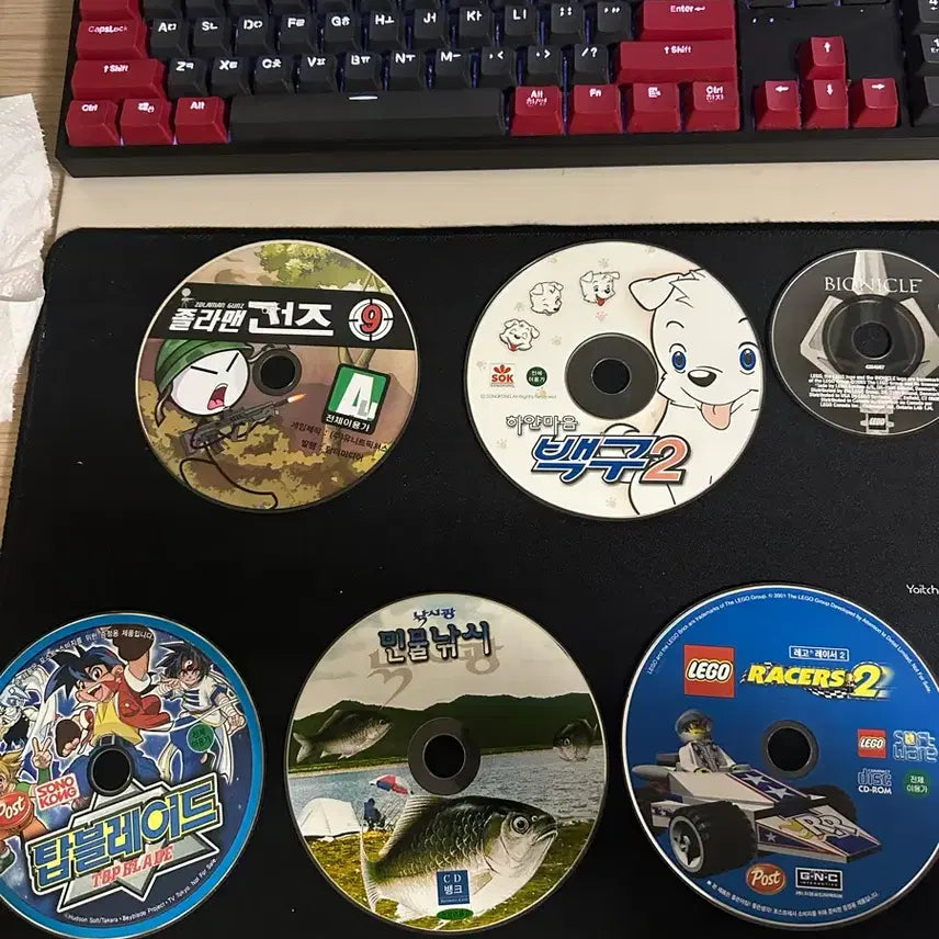 [BUNJANG] Retro Game CD Bundle (Metal Slug, Crayon Shin-chan) / 메탈슬러그 CD / 짱구는못말려 축구 CD 등등 레트로