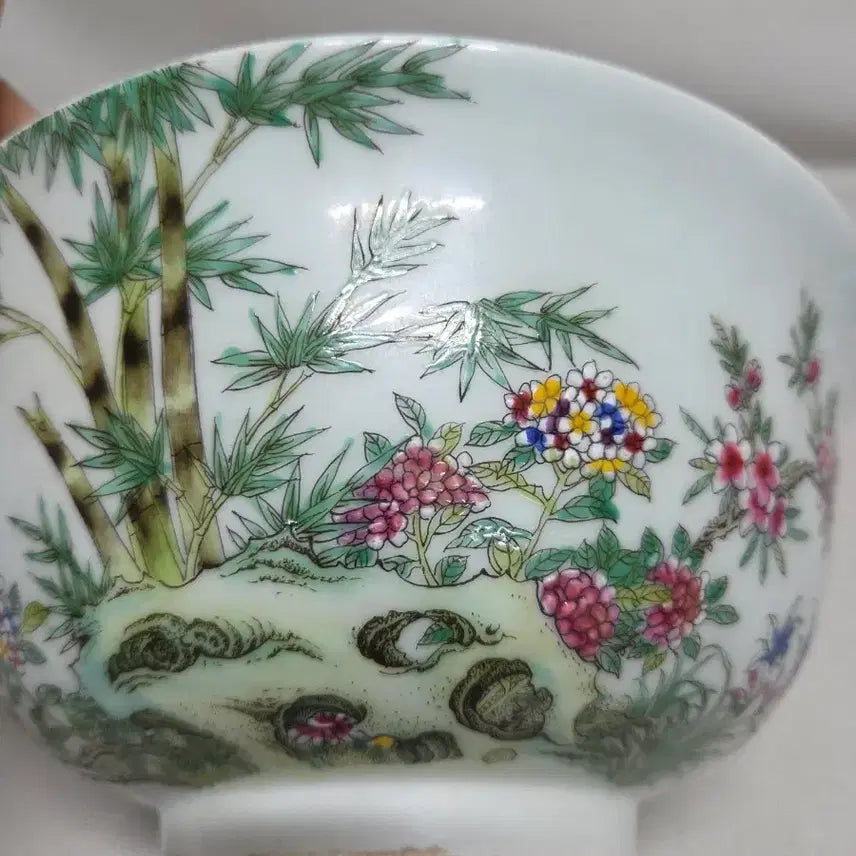 [BUNJANG] Chinese Enamel Decorated Porcelain Vase / 중국도자기 분채 완