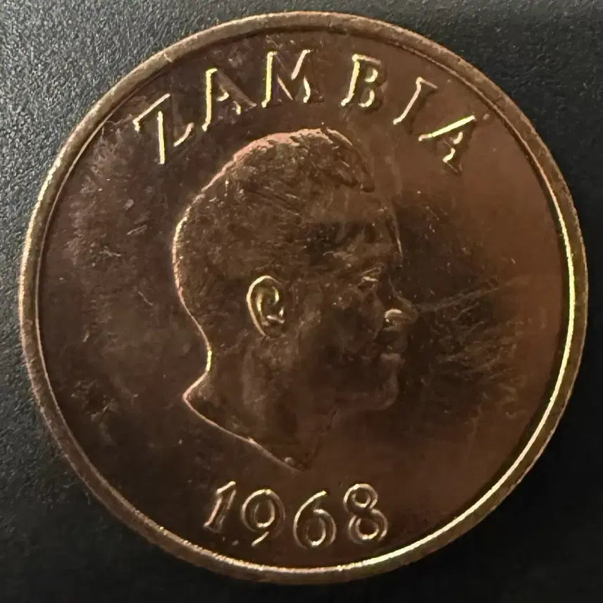 [BUNJANG] 1968 Zambia 2 Ngwee Coin / 1968년 잠비아 2응위 동전 w1542