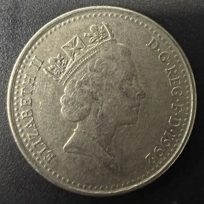 [BUNJANG] 1992 United Kingdom 10 Pence Coin / 1992년 영국 10펜스 동전 w1544
