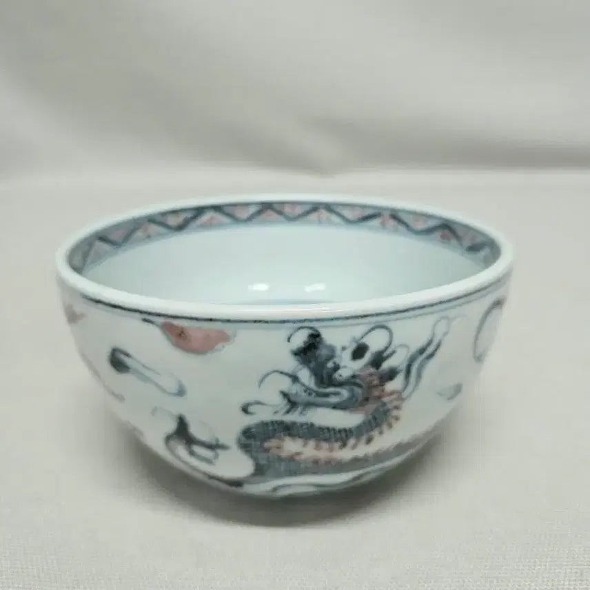 [BUNJANG] Blue and White Porcelain Lotus Bowl / 중국도자기 청화유리홍완