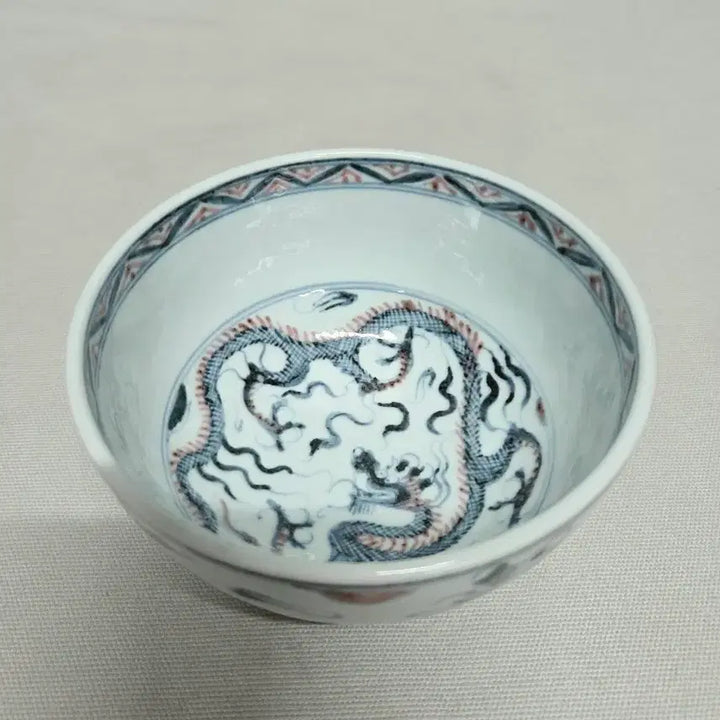 [BUNJANG] Blue and White Porcelain Lotus Bowl / 중국도자기 청화유리홍완
