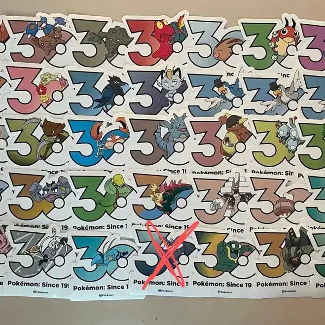 [BUNJANG] Pokemon 30th Anniversary Olive Young Pop-Up Sticker Jupthunder, Woopa, Ninetales / 교환) 포켓몬 30주년 올리브영 팝업 스티커 쥬피썬더 우파 나인테일