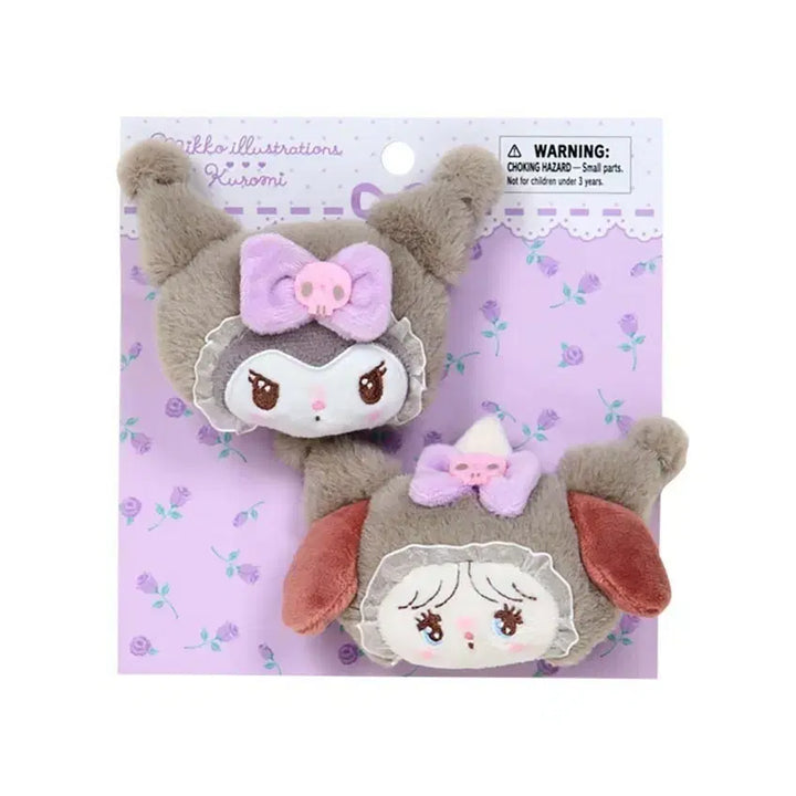 [BUNJANG] Sanrio x Miko Collaboration Kuromi Hair Clip (Sealed) / 산리오 미코 콜라보 쿠로미 헤어클립(미개봉)