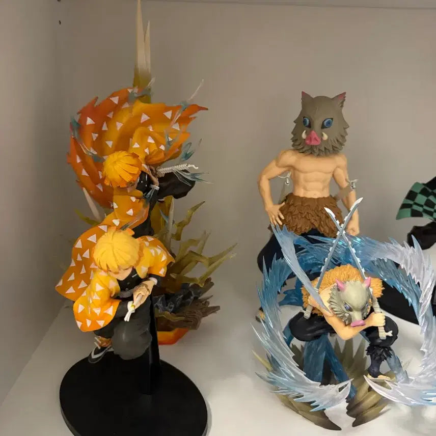 [BUNJANG] Demon Slayer Tanjiro, Inosuke, Zenitsu Figures Bundle Set / 귀멸의 칼날 피규어 탄지로 이노스케 젠이츠