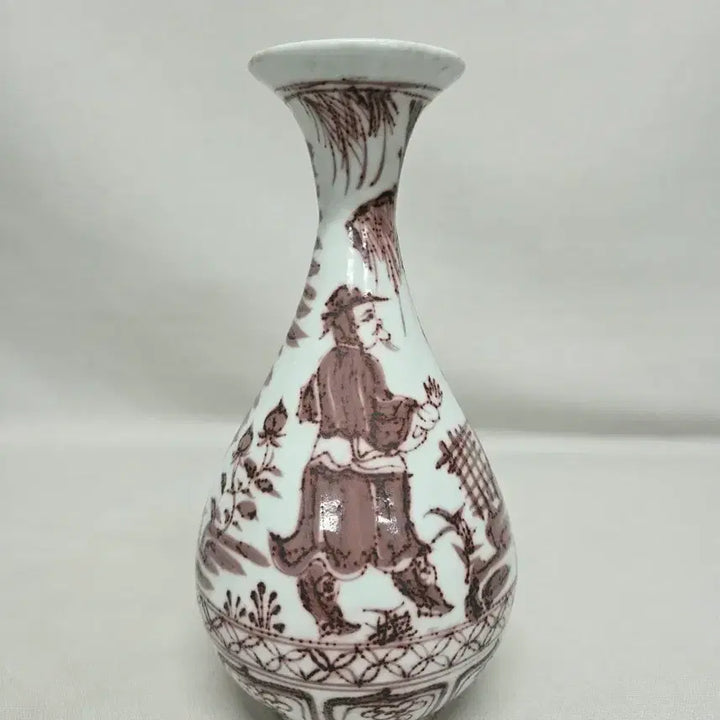 [BUNJANG] Chinese Porcelain Yuhong Octagonal Vase / 중국도자기 유리홍 옥호춘병