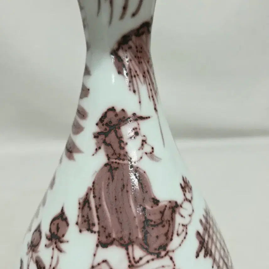 [BUNJANG] Chinese Porcelain Yuhong Octagonal Vase / 중국도자기 유리홍 옥호춘병