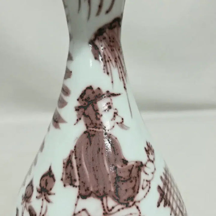 [BUNJANG] Chinese Porcelain Yuhong Octagonal Vase / 중국도자기 유리홍 옥호춘병