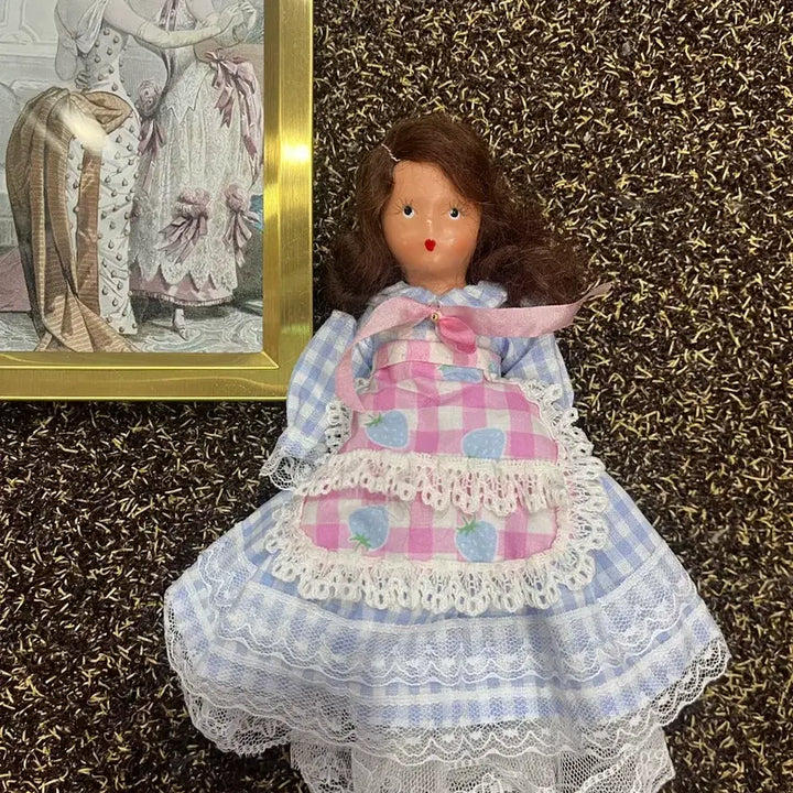 [BUNJANG] Antique Nancy Bisque Doll with Handmade Original Outfit / 앤틱 ㅡ낸시 비스크 인형