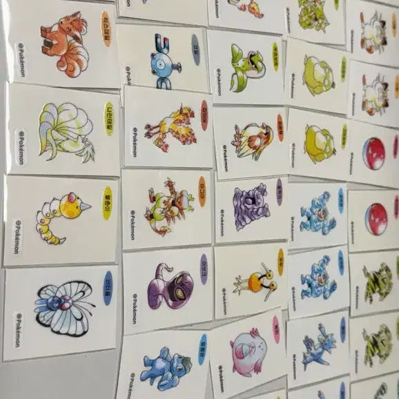[BUNJANG] Pokemon Sticker Art Collection / 포켓몬스터 띠부씰 아트워크