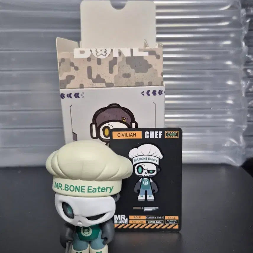 [BUNJANG] Mr. Bone Jr. First Day Series Chef Figure / 미스터본 주니어 퍼스트데이 시리즈 셰프
