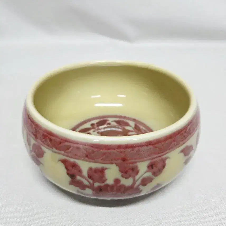 [BUNJANG] Chinese Porcelain Glazed Red Bowl with Xuande Mark / 중국도자기 유리홍 완