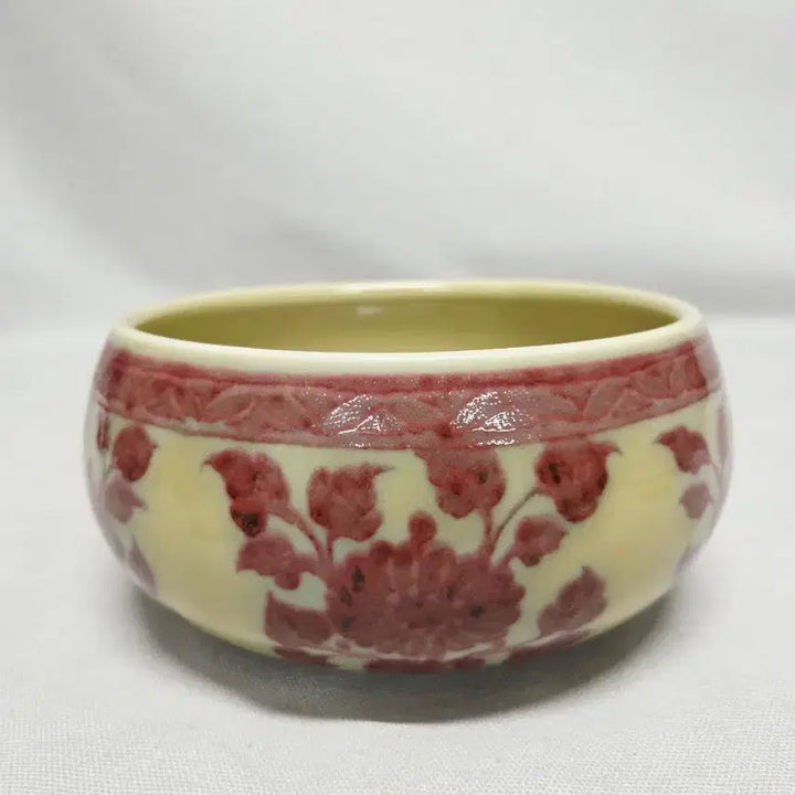[BUNJANG] Chinese Porcelain Glazed Red Bowl with Xuande Mark / 중국도자기 유리홍 완