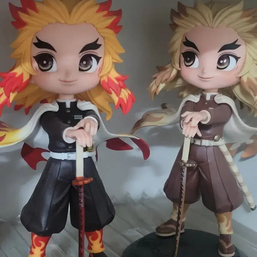 [BUNJANG] Kyojuro Rengoku Q Posket Figure Bundle Set (Standard, Sepia) / 렌고쿠 큐포스켓 피규어 일괄 판매 (기본, 세피아)
