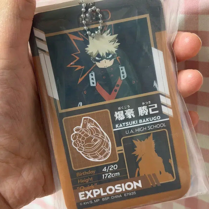 [BUNJANG] Katsuki Bakugo Card Holder (New) / 바쿠고 카드홀더 새상품