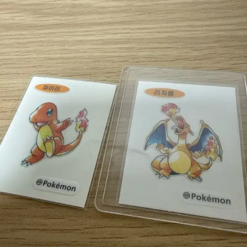 [BUNJANG] 30th Anniversary Charizard &amp; Charmander Sticker Set / 30주년 파이리 리자몽 띠부씰