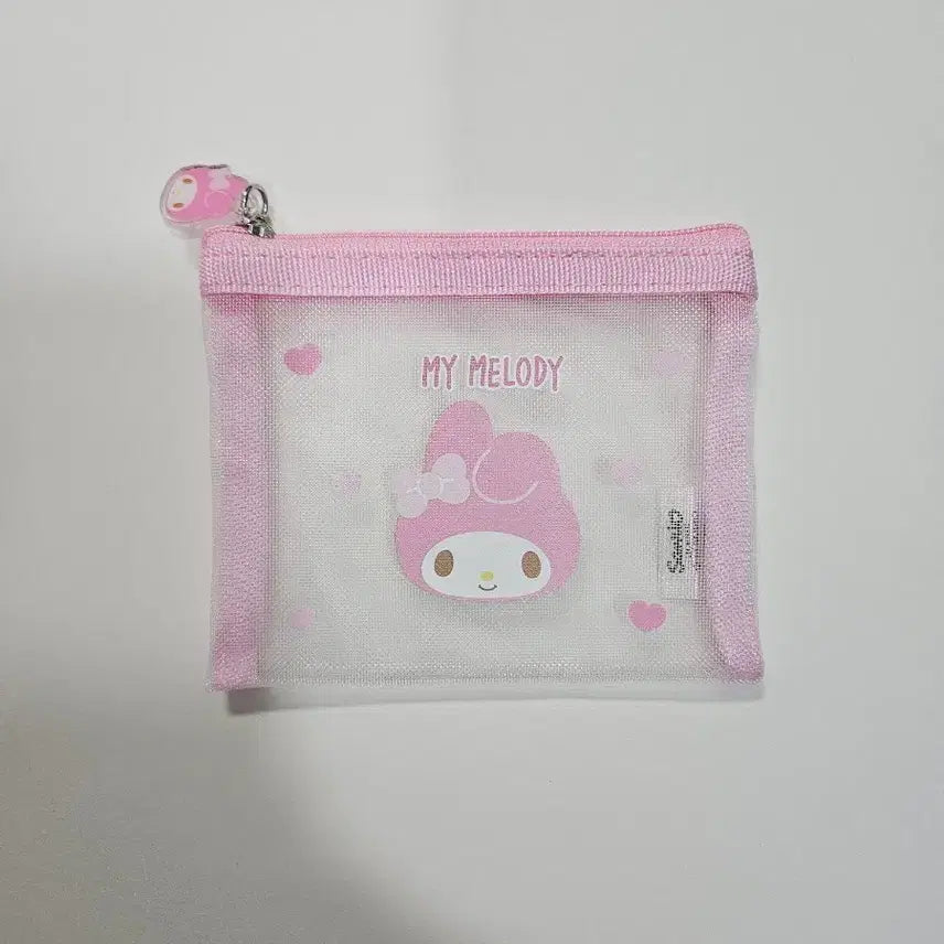 [BUNJANG] Sanrio My Melody Mesh Pouch / 산리오 마이멜로디 메쉬 파우치