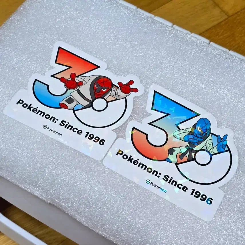 [BUNJANG] Pokemon 30th Anniversary Logo Sticker &