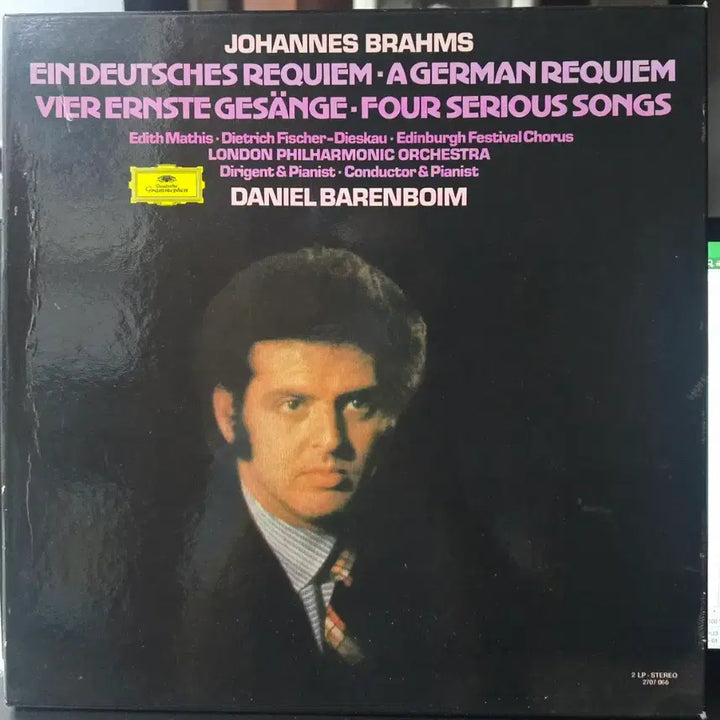[BUNJANG] Daniel Barenboim Johannes Brahms German Requiem 2LP Box Set / 다니엘바렌보임_독일레퀴엠_2LP BOX GERMANY