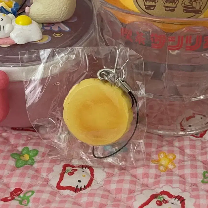 [BUNJANG] Vintage Melon Bread Bakery Strap Charm / 고전 메론빵 베이커리 스트랩 빈티지 갸루 디저트 스위츠 키링 산엑스