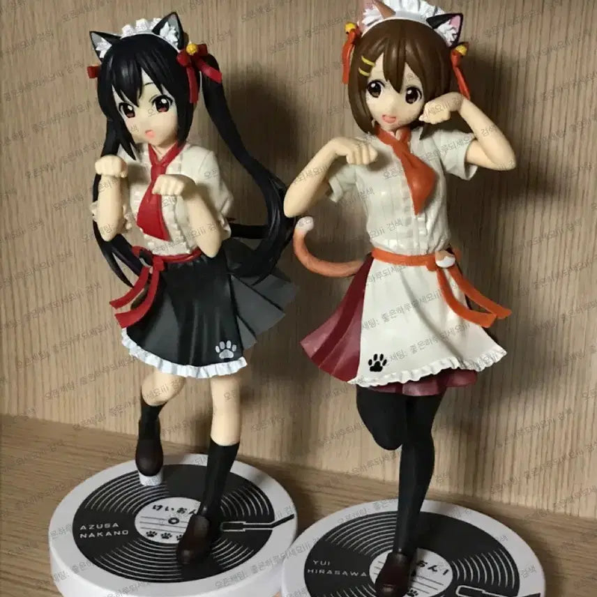 [BUNJANG] K-On! Azusa Yui Maid Figure Bundle Set / 케이온 아즈사 유이 피규어 일괄 판매