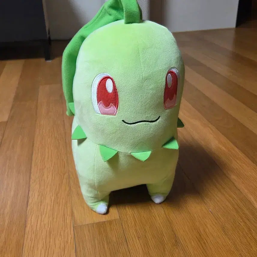 [BUNJANG] Pokemon Mechamofu Goods Chikorita Medium Plush / 포켓몬 메챠모후굿토 치코리타 중형 인형