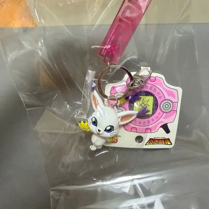 [BUNJANG] Digimon Adventure Tailmon Gatomon Figure Keychain Holder / (미개봉,현물)디지몬 어드벤처 테일몬 가트몬 피규어 키링 키홀더 나리