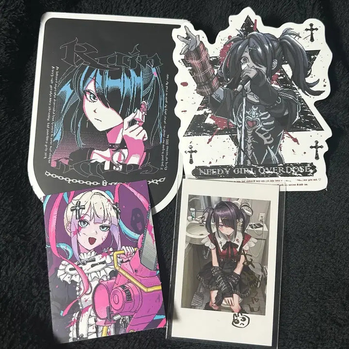 [BUNJANG] Neko Project Needigirl Overdose Travel Sticker Cheki Bundle Set Chotenn Ame Pop-up Store / 니디걸 오버도즈 트래블 스티커 체키 일괄 초텐 아메 팝업스토어