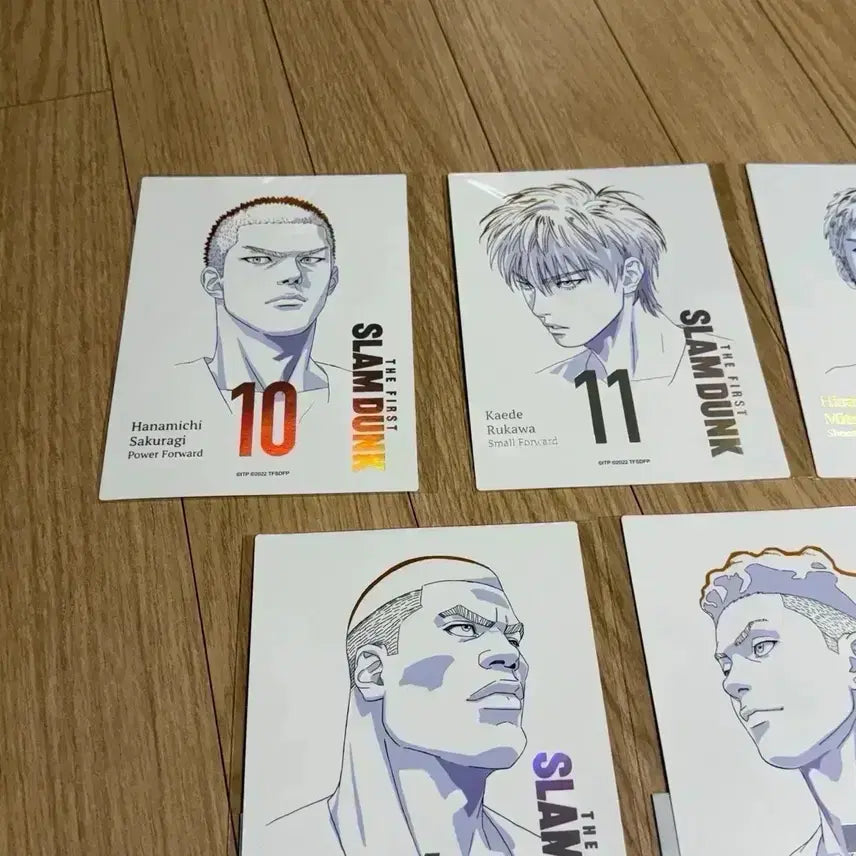 [BUNJANG] Slam Dunk Hologram Card Set - Taewoong, Baekho, Taesup, Chisu, Daeman / [5종일괄]슬램덩크 홀로그램카드 서태웅강백호송태섭채치수정대만 포카 포스터