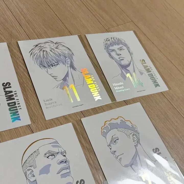 [BUNJANG] Slam Dunk Hologram Card Set - Taewoong, Baekho, Taesup, Chisu, Daeman / [5종일괄]슬램덩크 홀로그램카드 서태웅강백호송태섭채치수정대만 포카 포스터